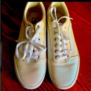 Sparkly Vans. 8.5